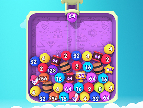 Spill Bubble Merge 2048 online