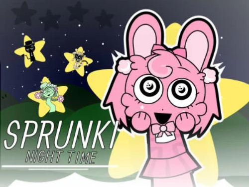 Spill Sprunki Night Time 2 online