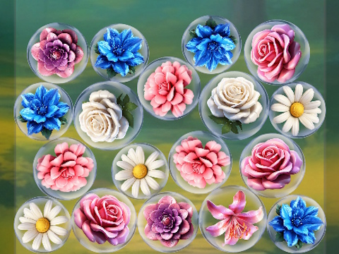 Spill Slå sammen blomster!  online