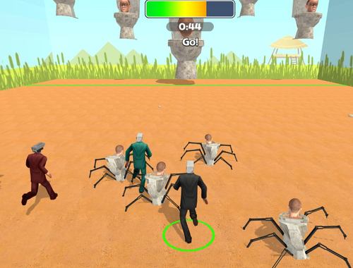 Spill Kameramann vs Skibidi Survival  online