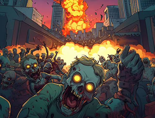 Spill Zombie beleiring. io  online