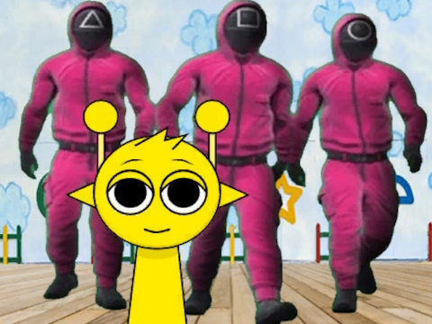 Spill Sprunki i Squid Game Chamber  online
