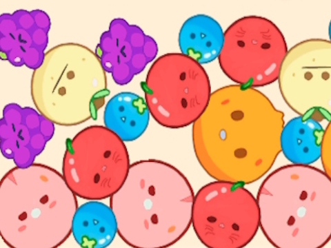 Spill Slå sammen frukter Brett vannmelon-originalen!  online