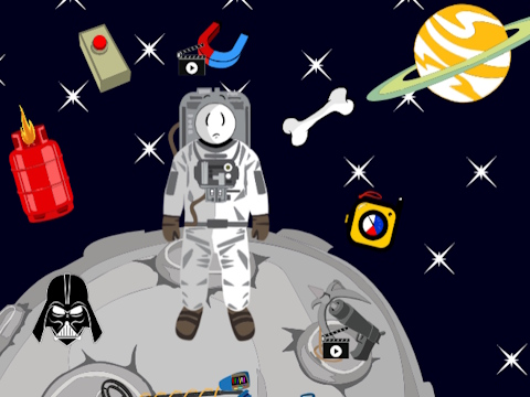 Spill Stickman i verdensrommet  online