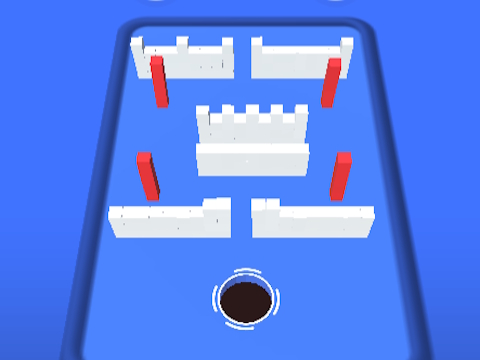 Spill Hole 3D Color Block Game online