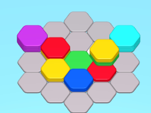 Spill Hexa Stack Sort online