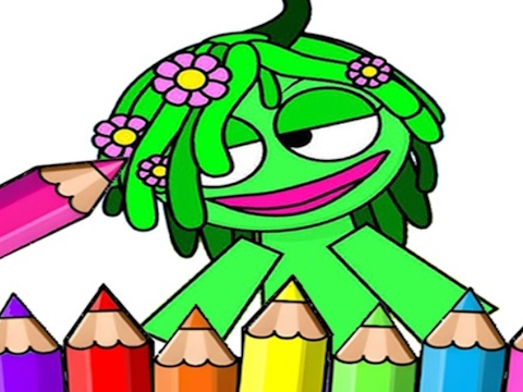 Spill Sprunki Coloring Music Anime online