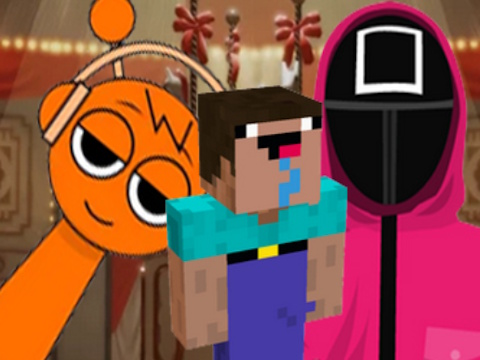 Spill NextBots på Minecraft Squid Game Sprunki  online