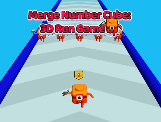 Spill Fusjonsnummer Cube 3D Run Game  online