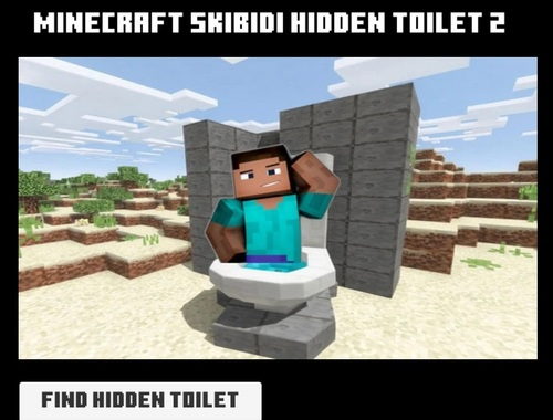 Spill Minicraft Skibidi skjult toalett 2  online