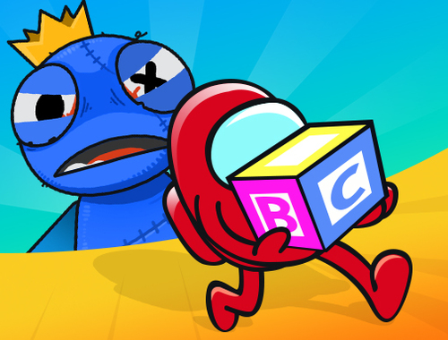 Spill Skjul og søk blått monster  online