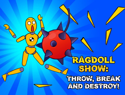 Spill Ragdoll Show: Kast, bryte og ødelegge!  online