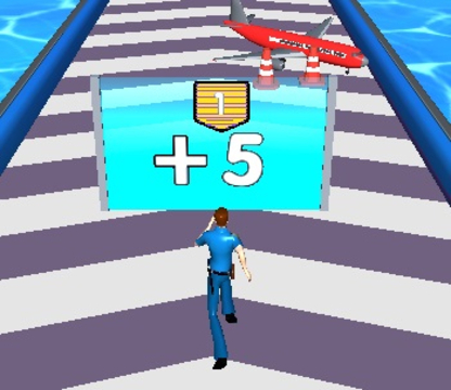 Spill Cop Run 3D online