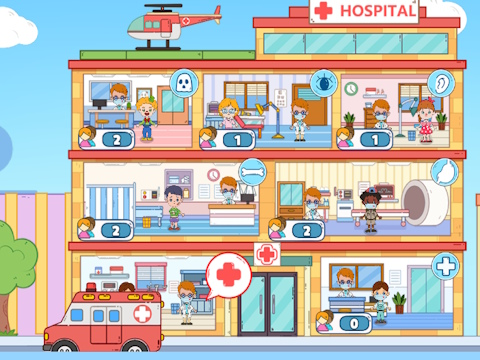 Spill Toca Avatar: Hospitalet mitt  online