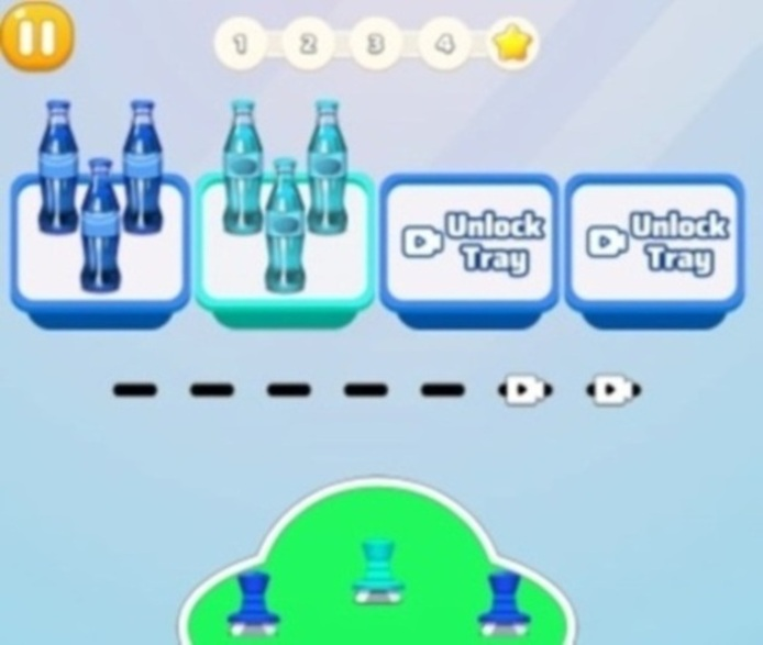 Spill Skrue sorter pin -puslespill  online