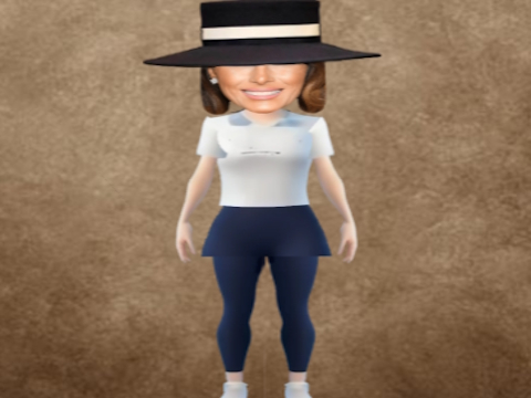 Spill Melania Hat Antistress Game online