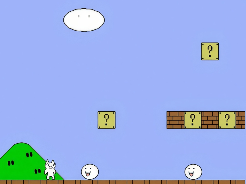 Spill Cat Mario online