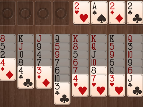 Spill Wood Freecell online