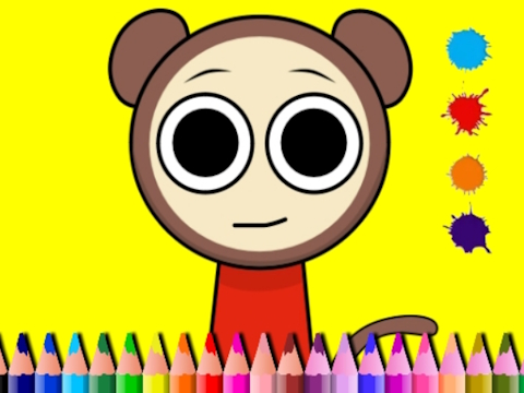 Spill Sprunki Valentine Coloring Book online