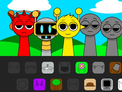 Spill Sprunki Incredibox Horror online