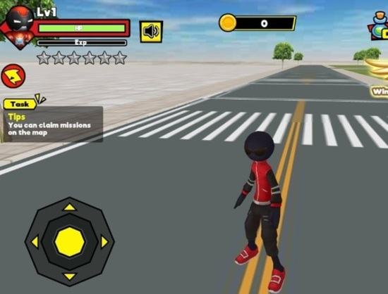 Spill Stick Rope Hero online