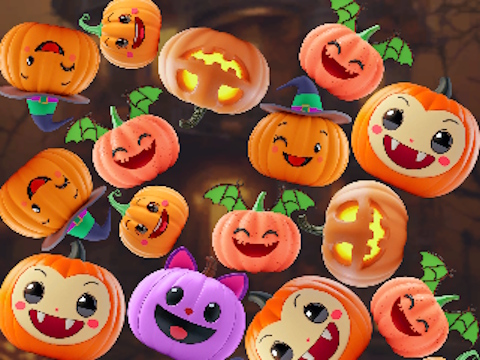 Spill Fusjonsgresskar: Halloween!  online