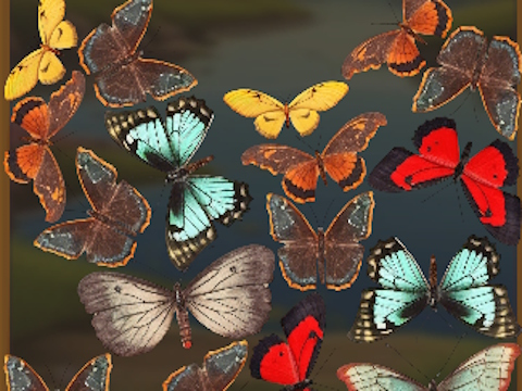 Spill Mergebuterfly: 2048! online