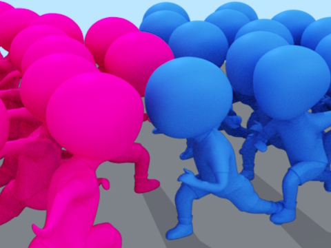 Spill Count Master: Crowd Runner 3D online