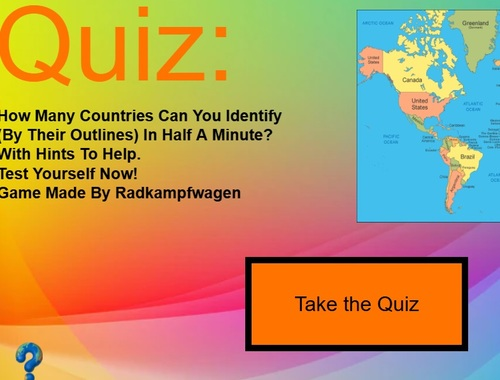 Spill 30 -tallet Country Quiz  online