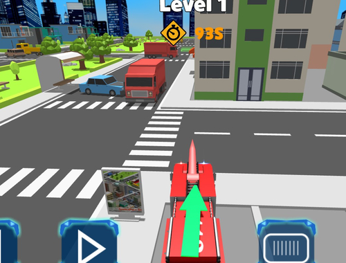 Spill Fire Truck Rescue Driving online