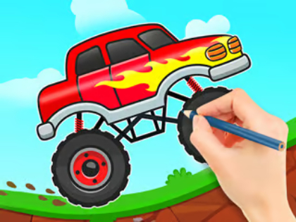 Spill Coloring Book: Monster Truck online