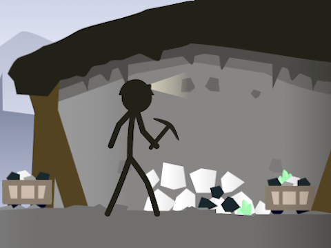 Spill Stickman Mining Simulator online