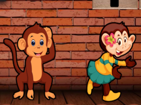 Spill Leken ape -flukt  online