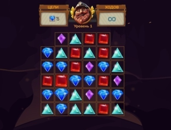 Spill Jewel Miner Quest online