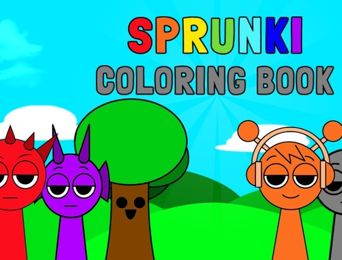 Spill Sprunki Coloring Book online