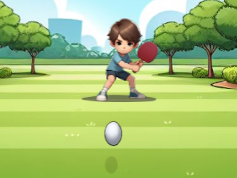 Spill Gutt ping pong  online
