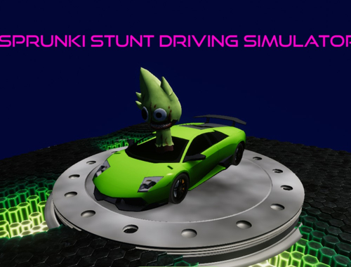 Spill Sprunki Stunt Driving Simulator online