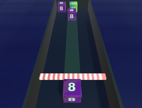 Spill Slå sammen håndverk 2048 3D -puslespill  online