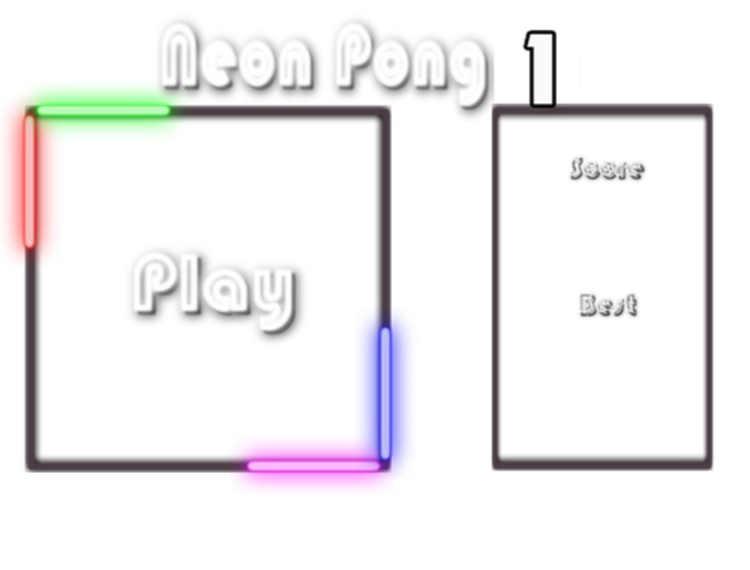 Spill Neon Pong 1 online