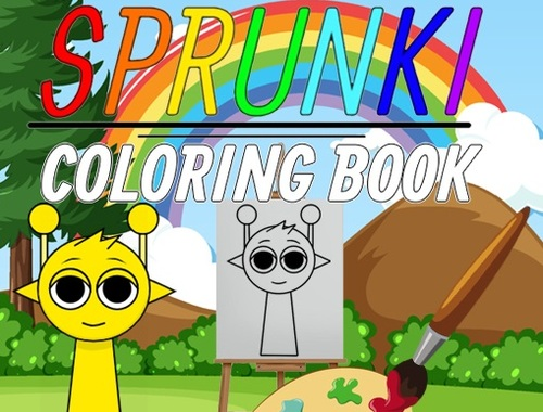 Spill Sprunki Coloring Book  online
