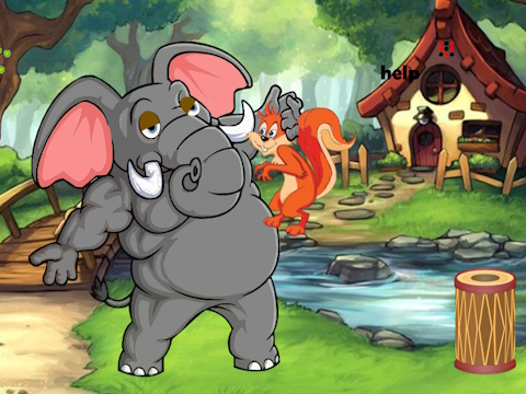 Spill Ekorn fanget til gigantisk elefant  online