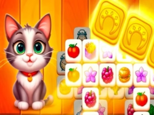 Spill Cat Town Tile Match Puzzle  online