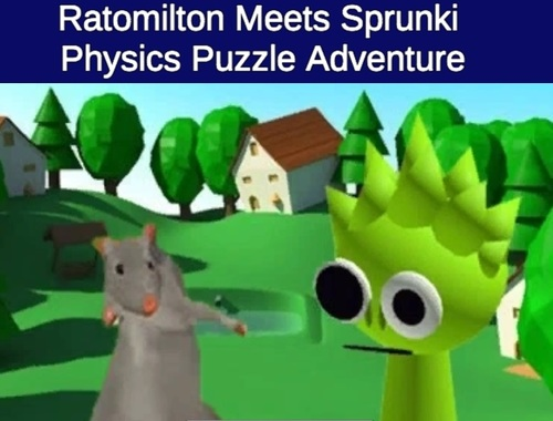 Spill Rato Milton møter Sprunki Physics Puzzle Adventure  online