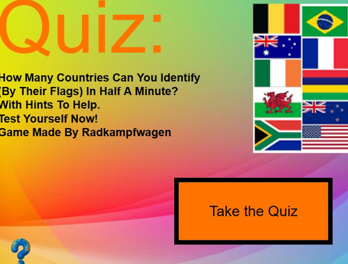 Spill 30S Easy Flag Quiz  online
