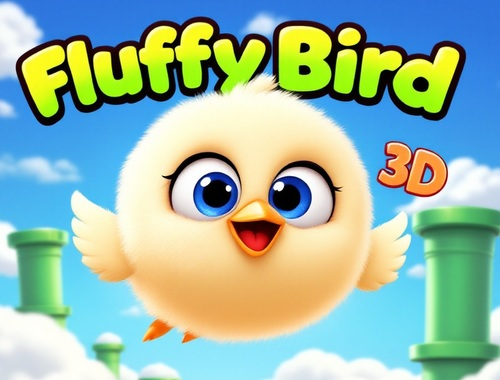 Spill Fluffy fugl 3d  online