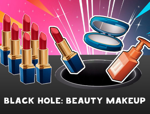 Spill Svart hull: skjønnhetsmakeup  online