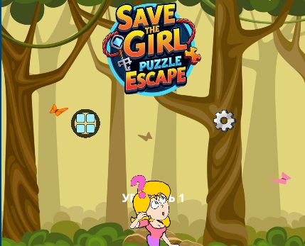 Spill Save Girl Puzzle Escape  online