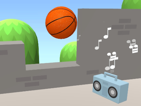 Spill Sprett dunk basketball  online