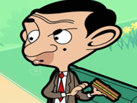 Spill Mr Bean Sliding Puzzle  online