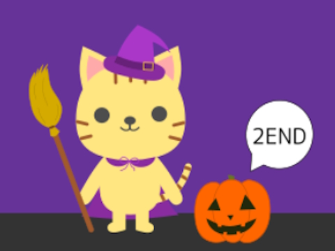 Spill Katt og Halloween rømmer  online